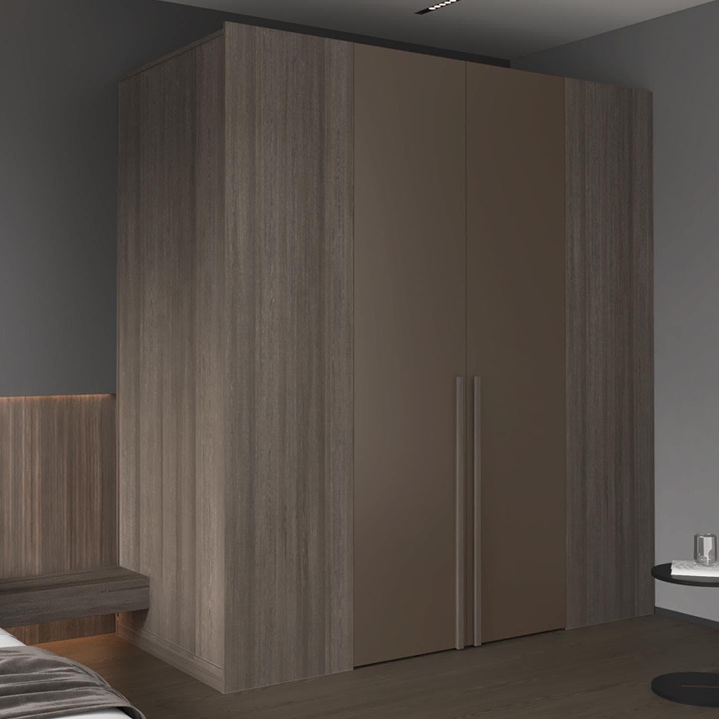 Addison Walk-In Wardrobe Grey/Oak