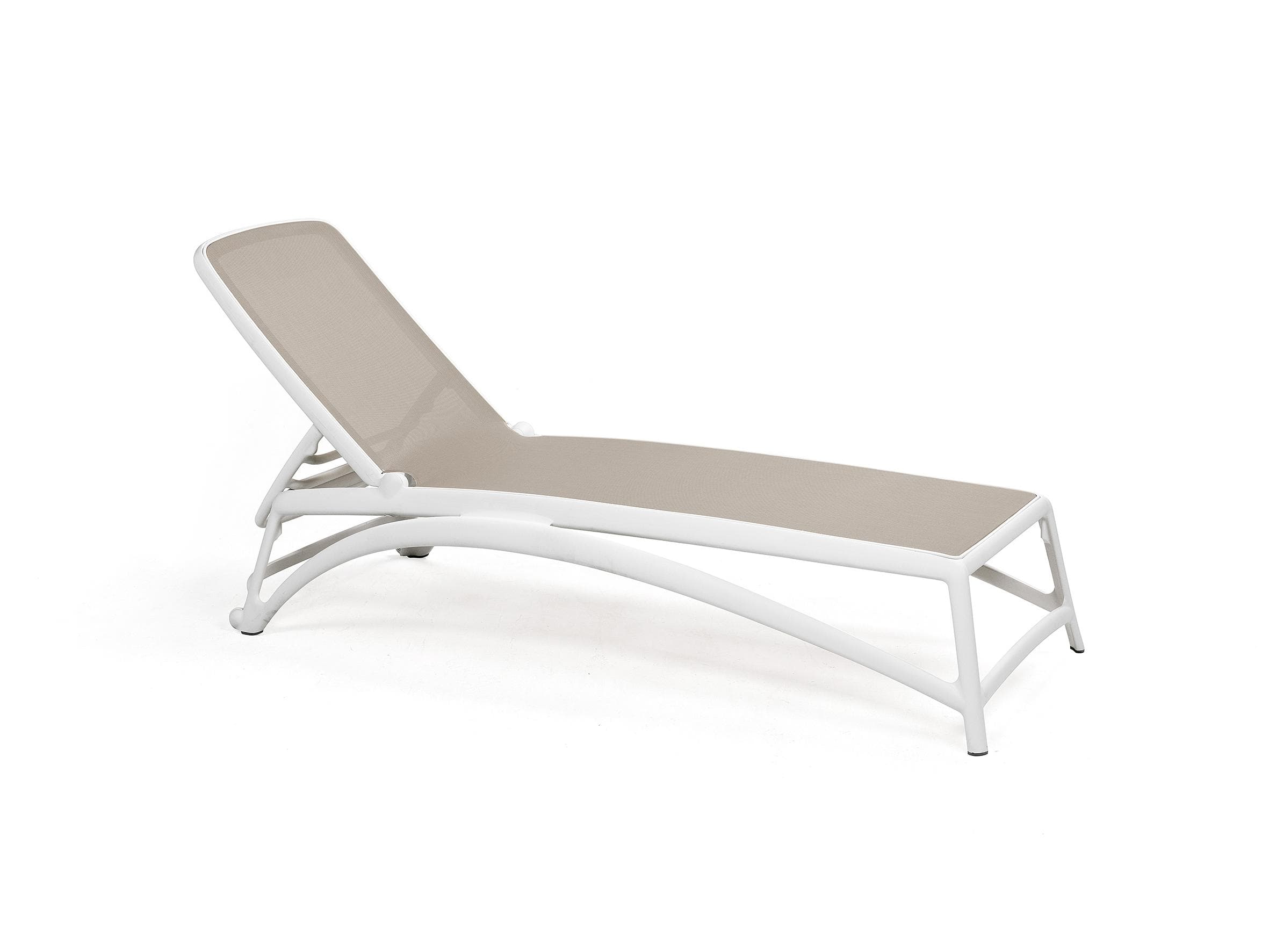 Atlantico Chaise Lounge Tortora/White
