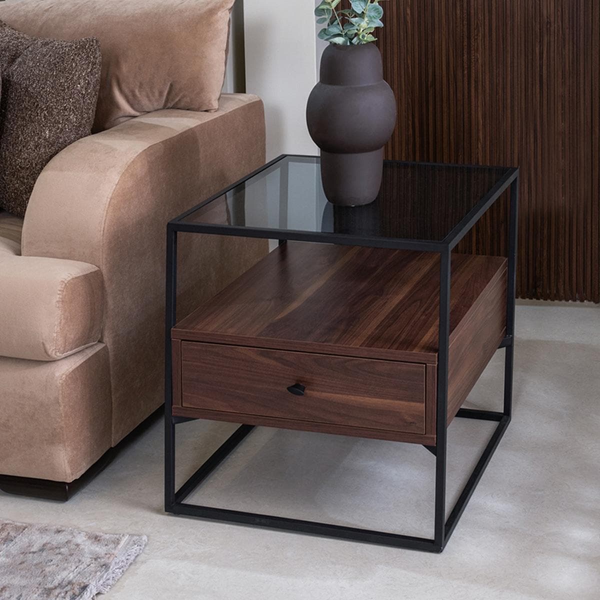 Chichi End Table Walnut