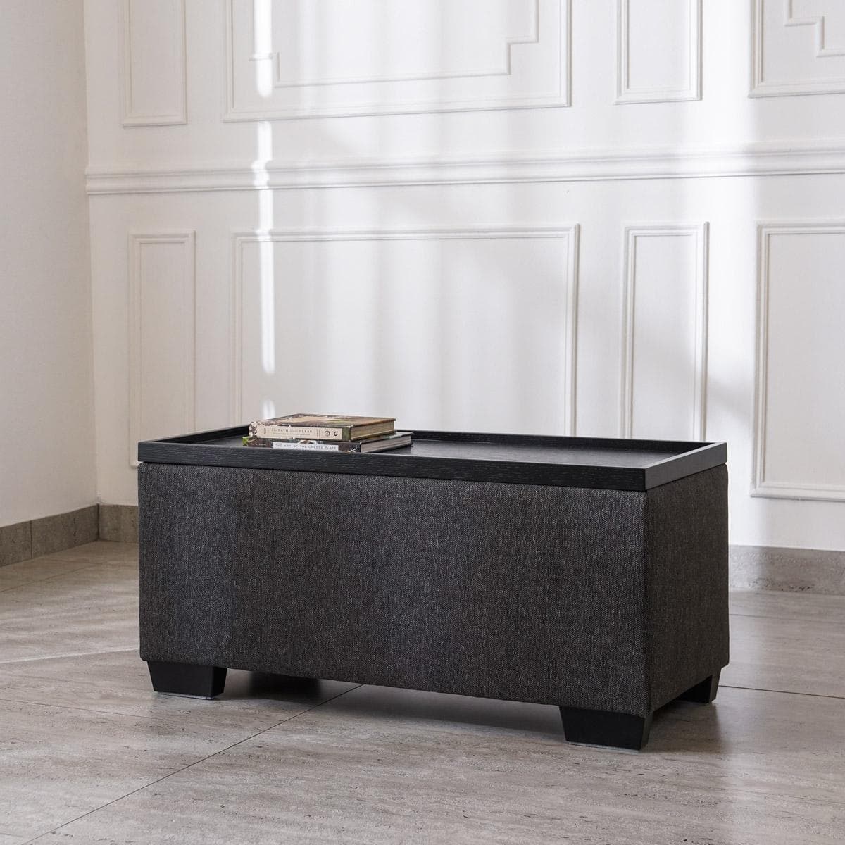 طاولة قهوة صغيرة نيو ميامي رمادي داكن