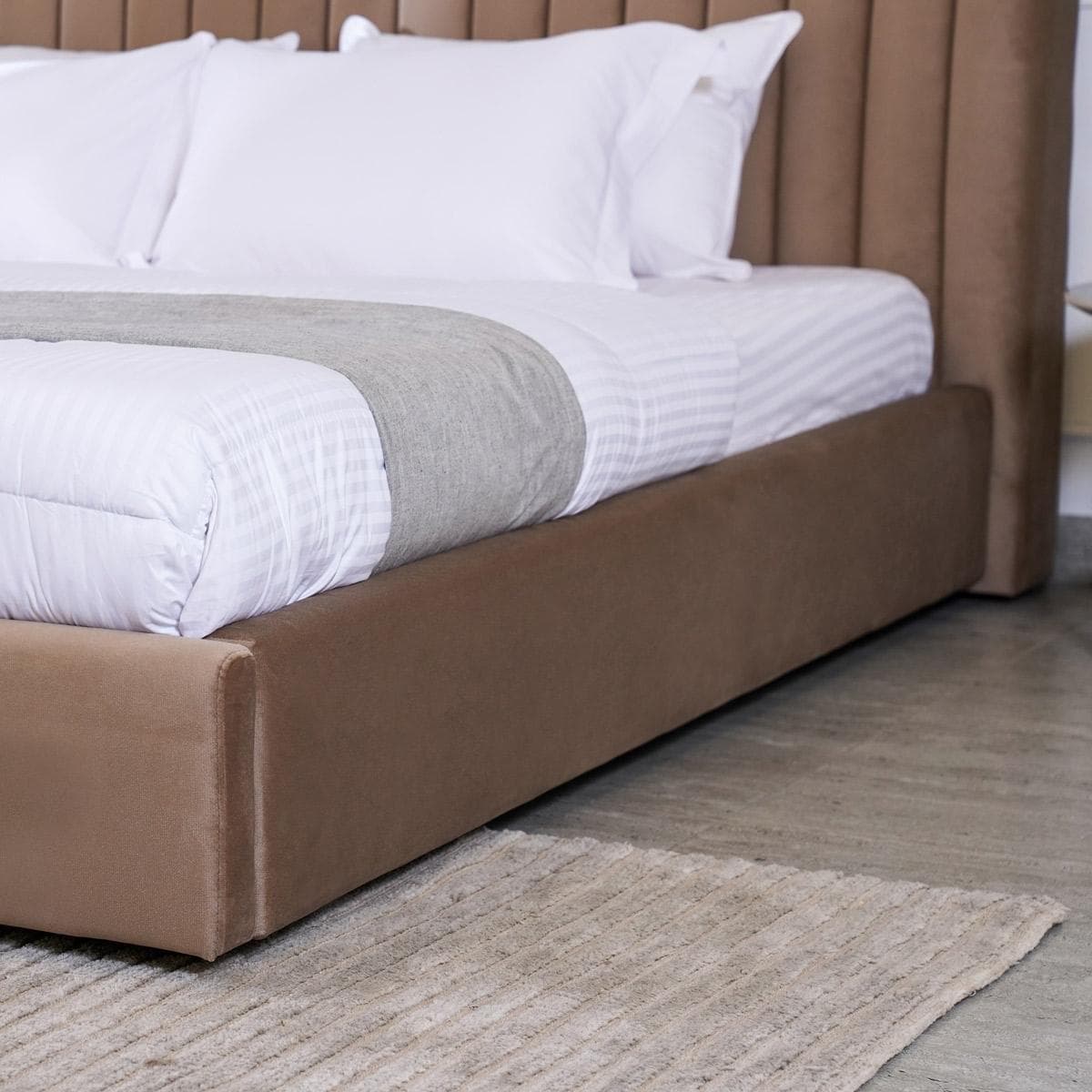 Elit Bed Base Beige 140X200 cm
