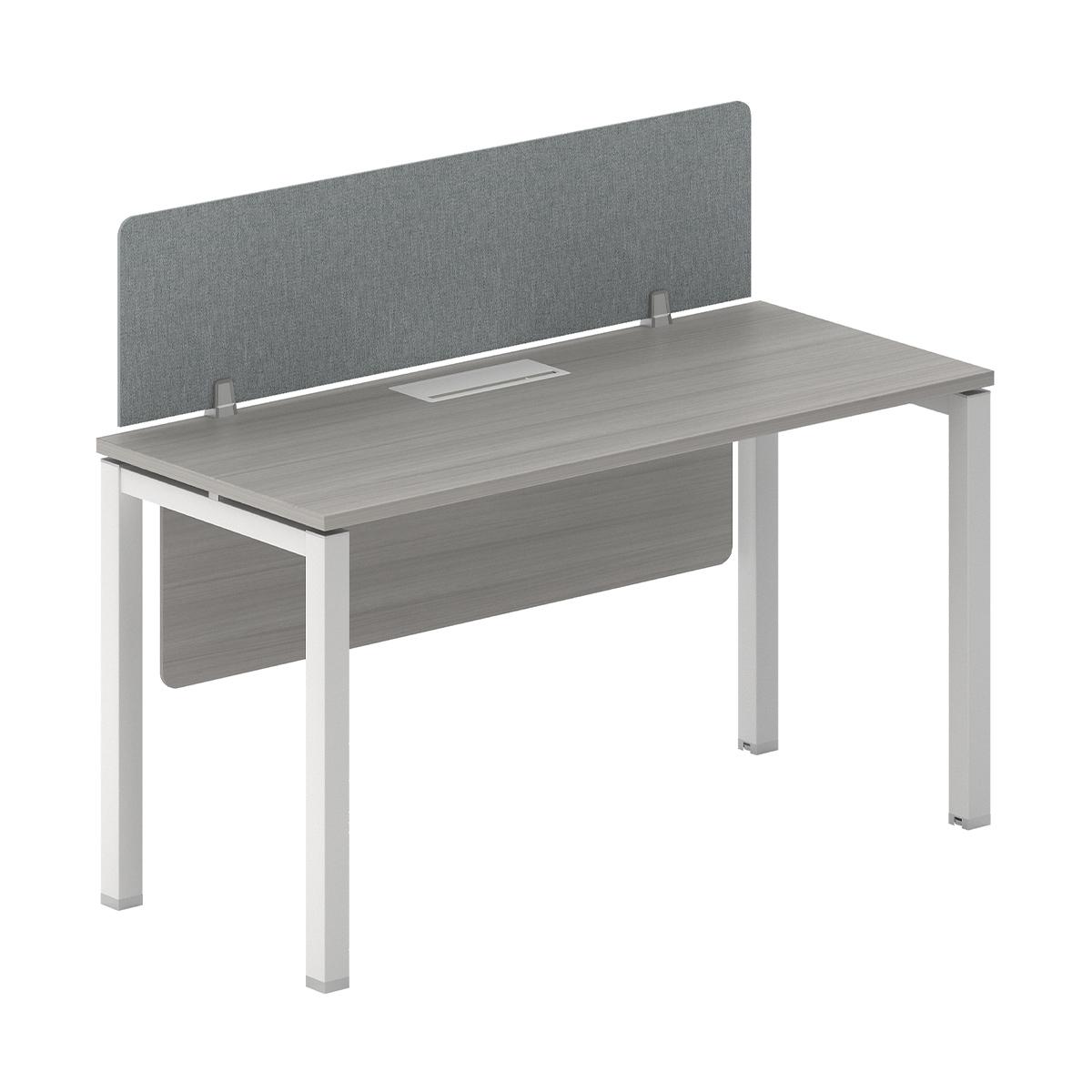 Jessy Single Workstation Oak/White