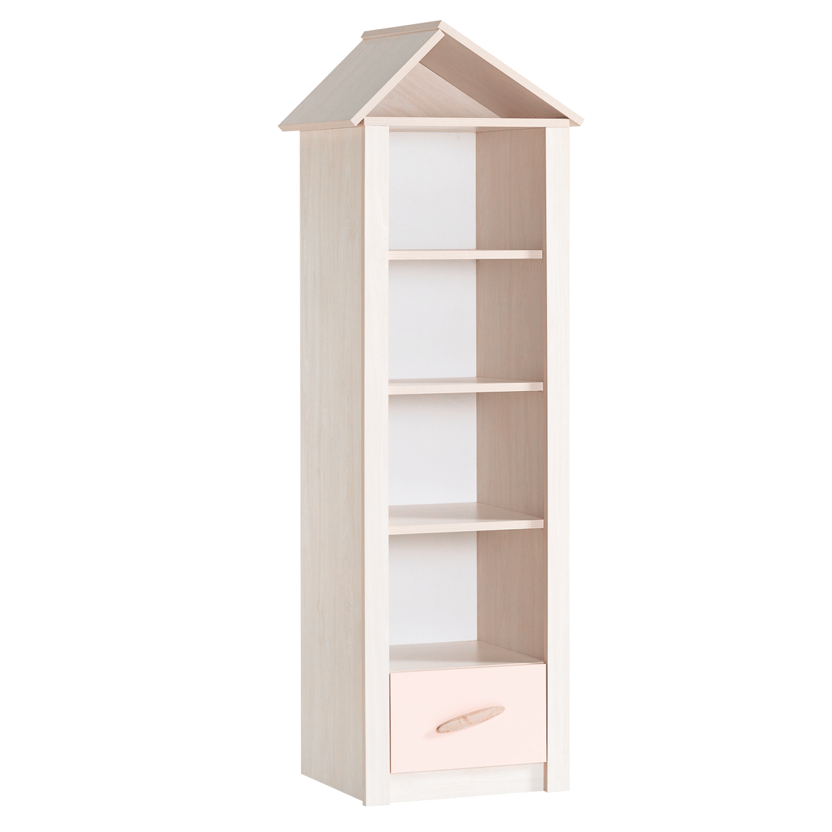 Pink House Kids Bookcase Pink