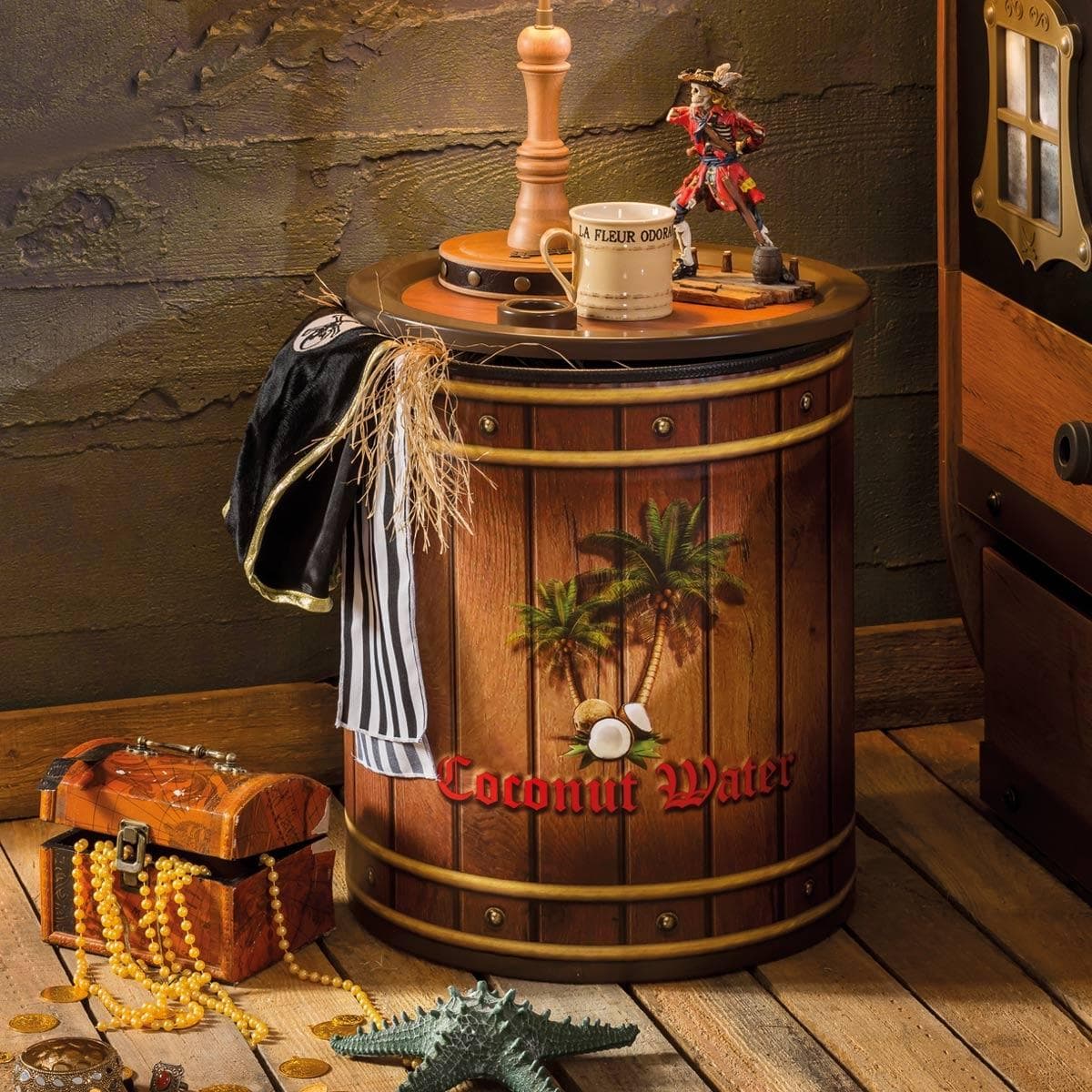 خزانة بجانب السرير للأطفال بيرات جالون بني