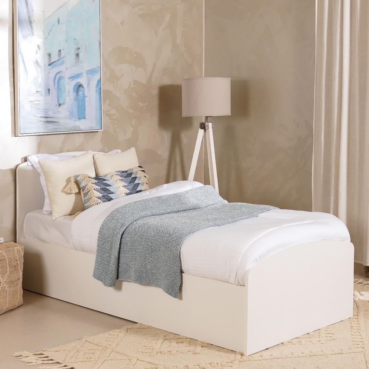 Time 90X200 Kids Bed White