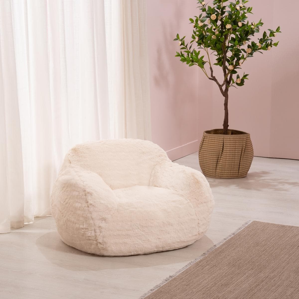 Anders Kids Snug Chair Cream