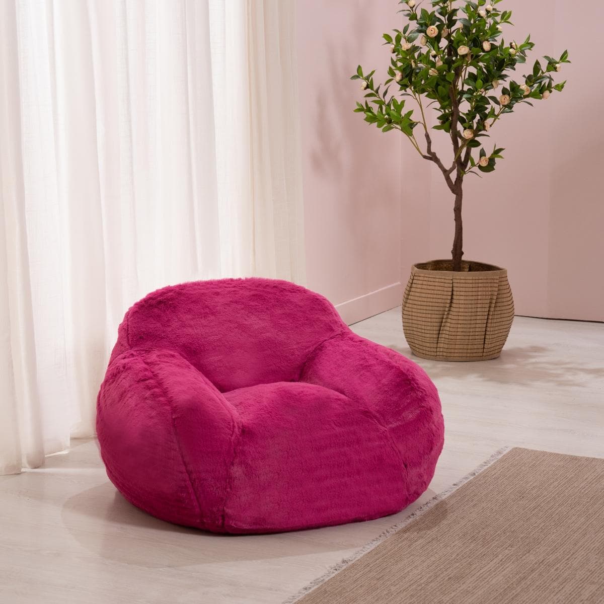 Anders Kids Snug Chair Magenta