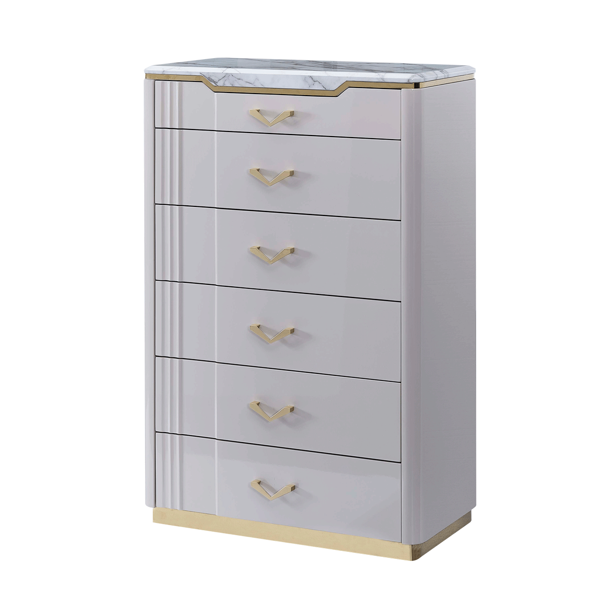 Helena Chest of Drawers Cream/Champagne