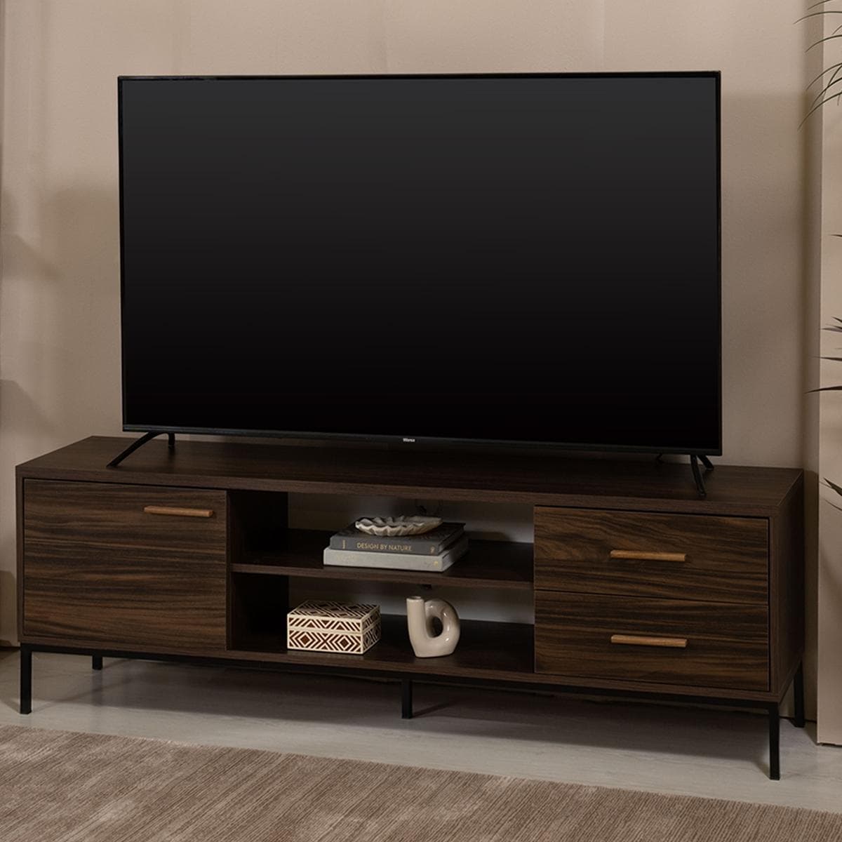 Toby TV Unit Brown/Black