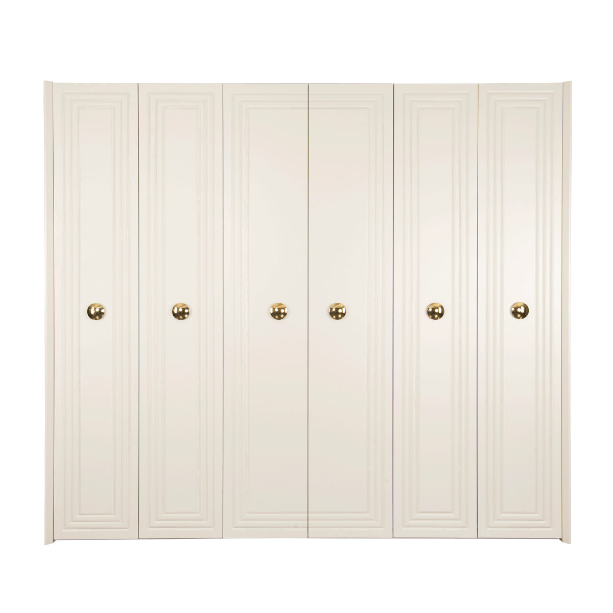 New Ophelia-Ii 6-Door Wardrobe Beige
