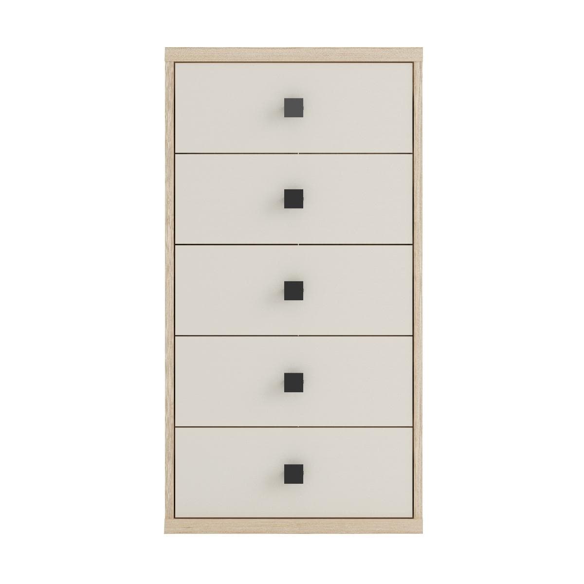 خزانة ذات أدراج للأطفال فليكسي بلوط/كريمي