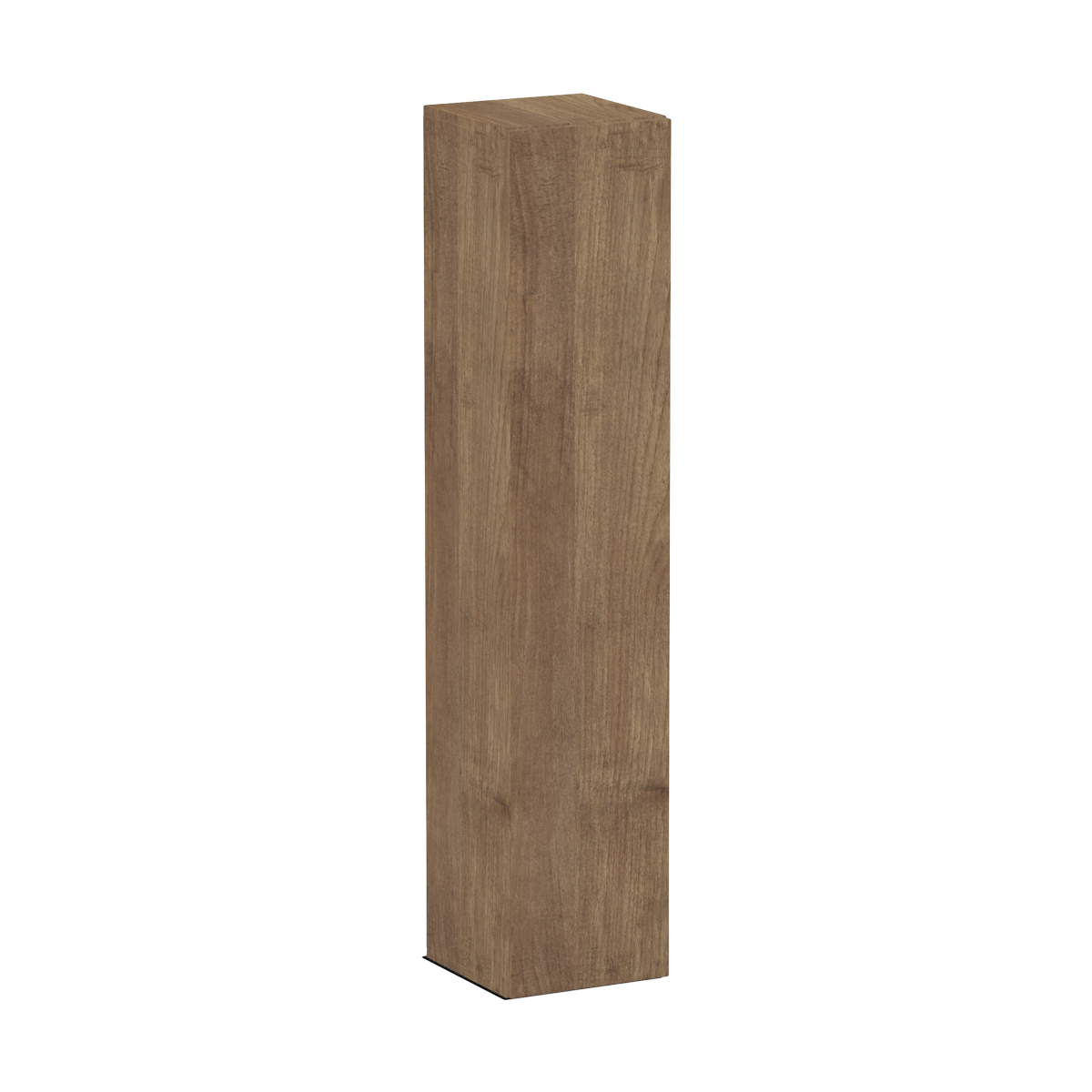 خزانة عمودية إنفينيتي باب واحد بلون الجوز