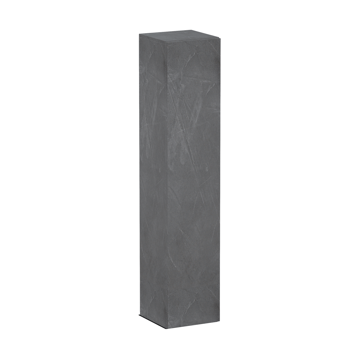 خزانة عمودية إنفينيتي باب واحد حجري/رمادي