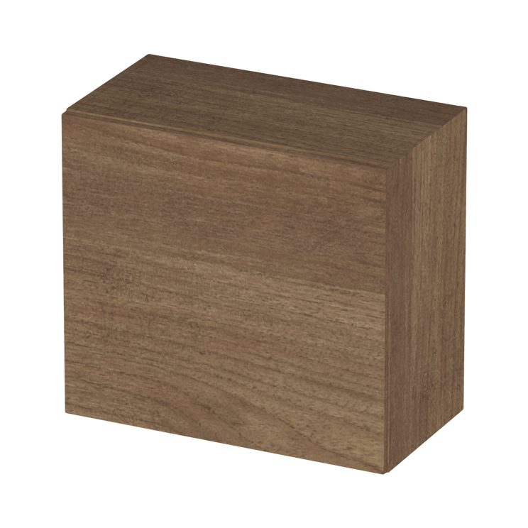 خزانة مُكعبة إنفينيتي بباب واحد بلون الجوز