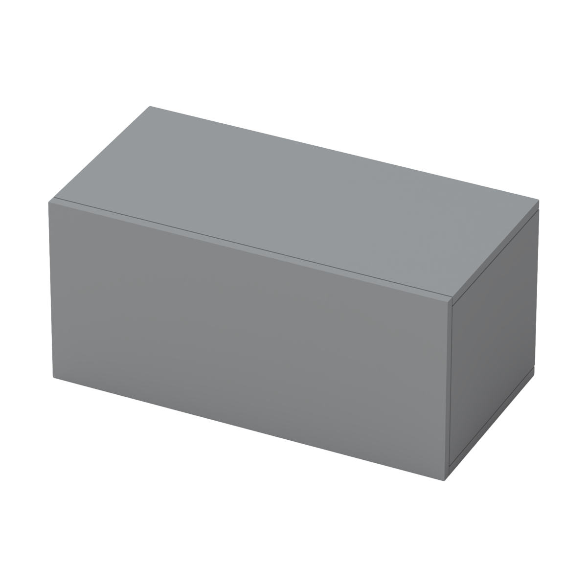 Infinity Flap Lift-Up Small Cabinet Grey