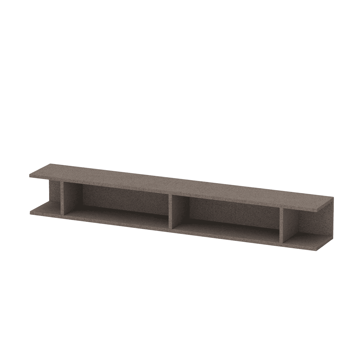 Infinity Horizontal/Vertical Shelves Dark Brown