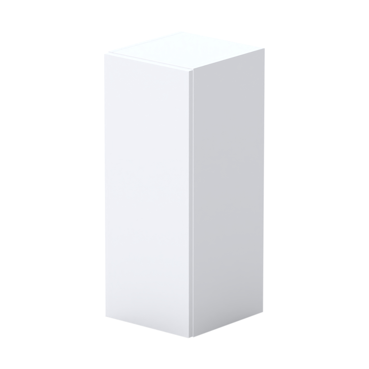 خزانة عمودية صغيرة بباب واحد إنفينيتي بيضاء