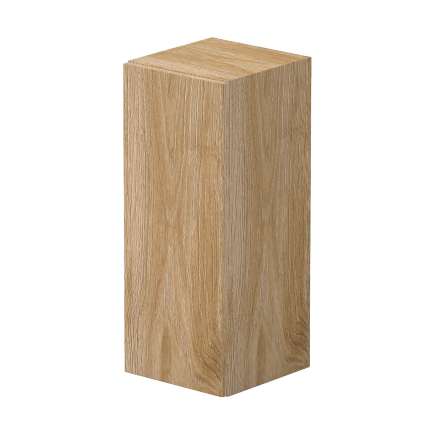 Infinity Small Column 1 Door Cabinet Oak