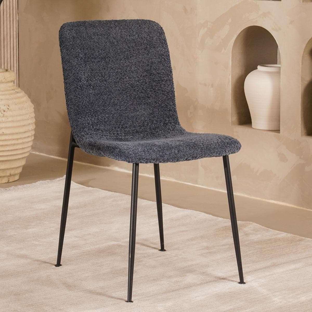 كرسي طاولة طعام اماندا أزرق