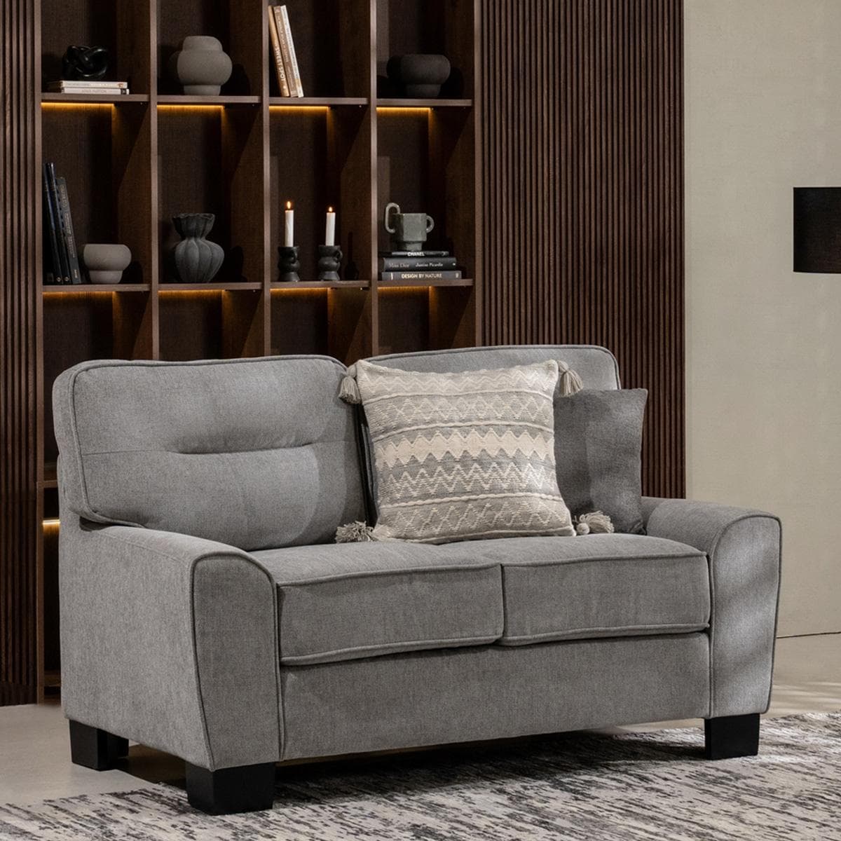 Jasper 2 Seater Sofa Light Grey