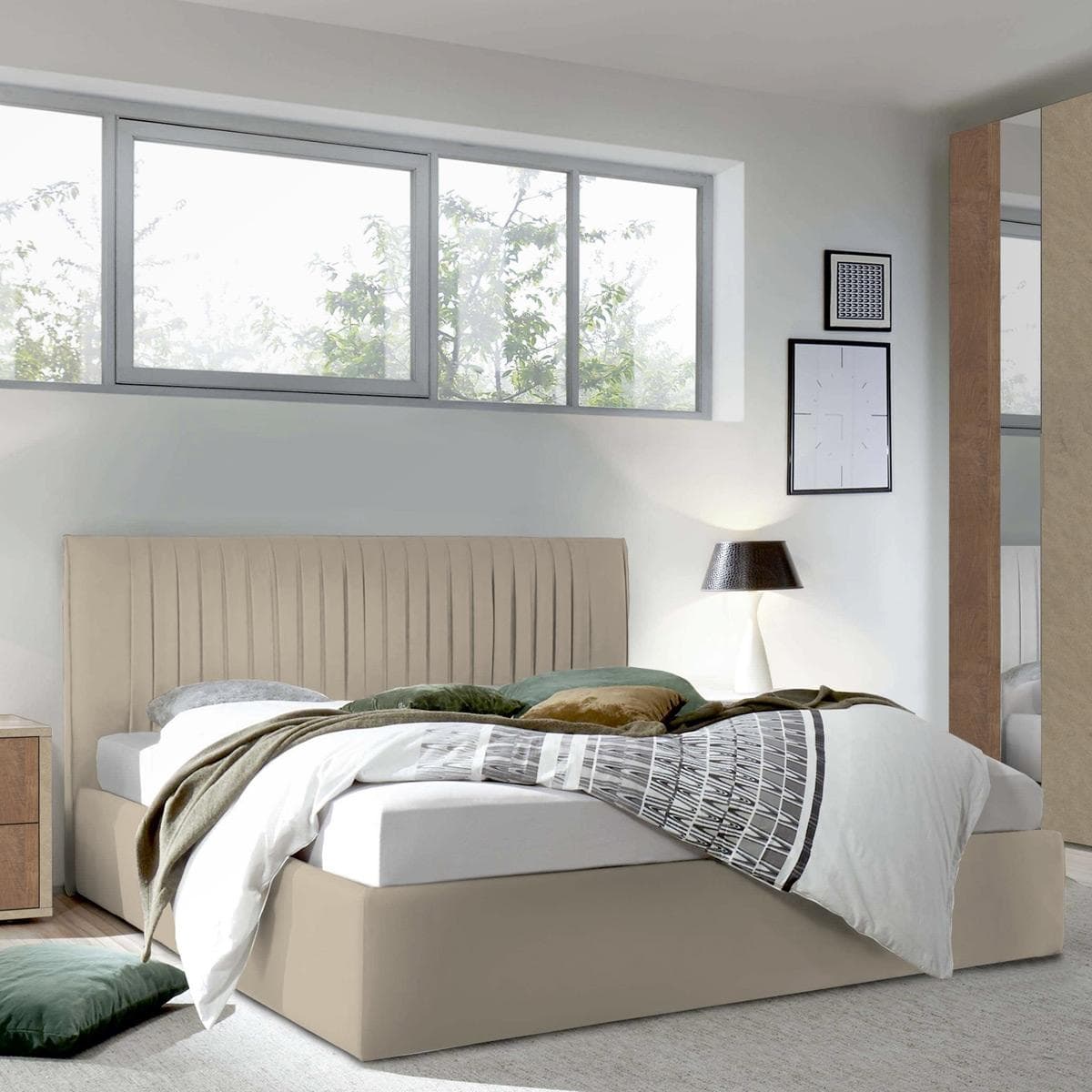 سرير عدن 180×200 بيج