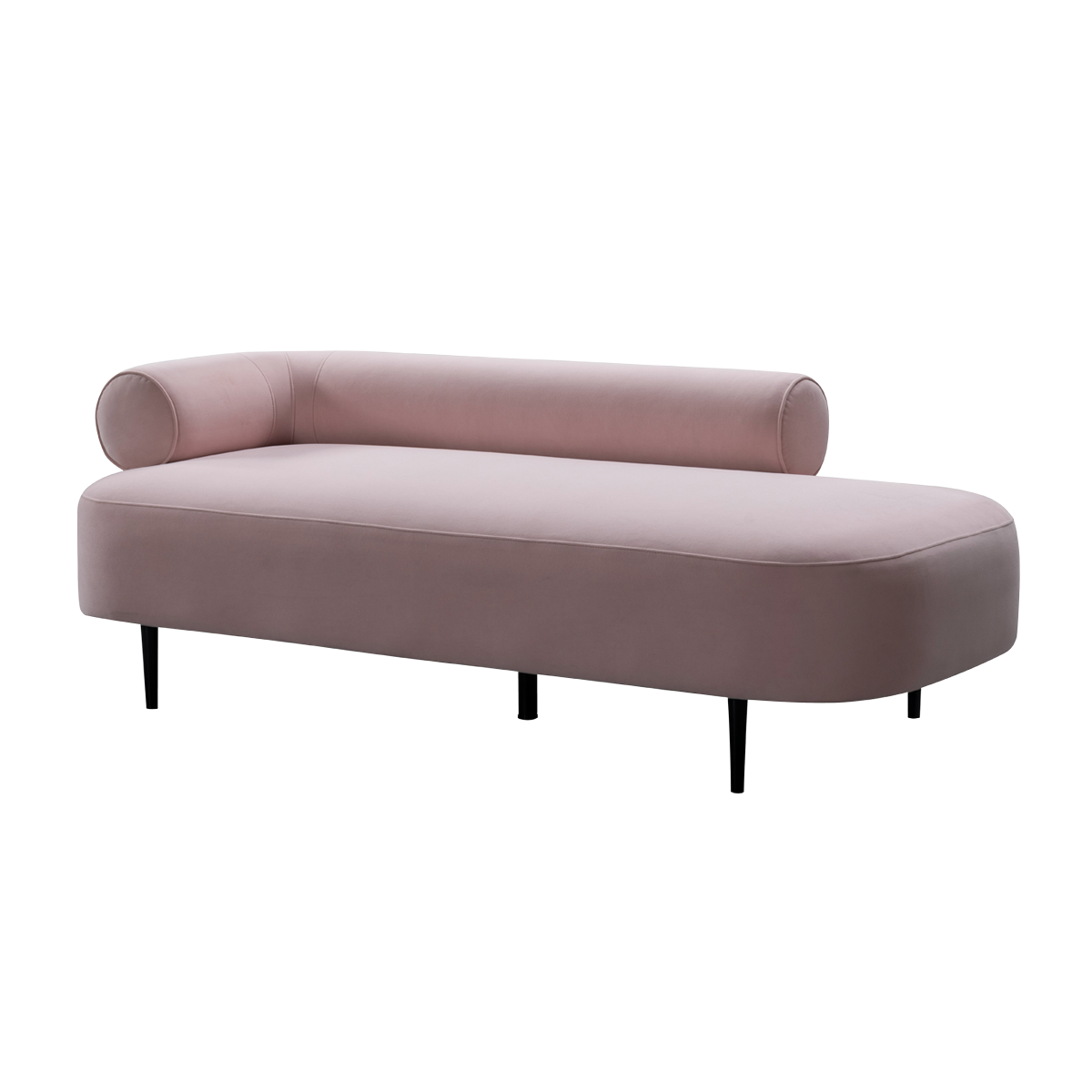 مقعد طويل بنش ديانا بمقعدين وردي