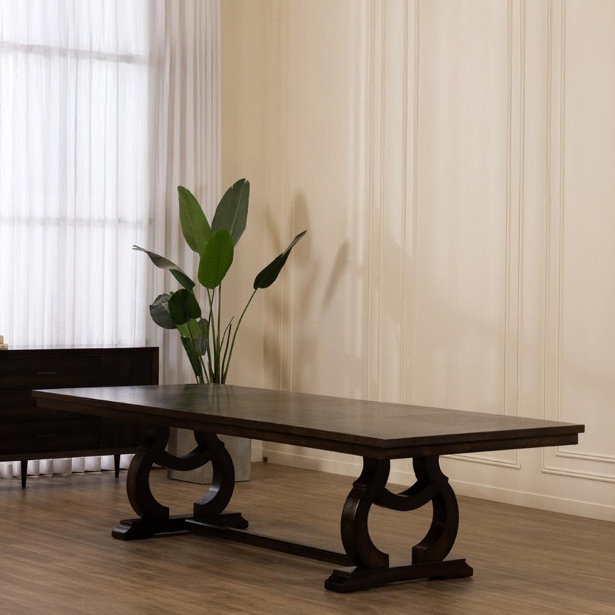 Colada 10 Seater Dining Table Brown