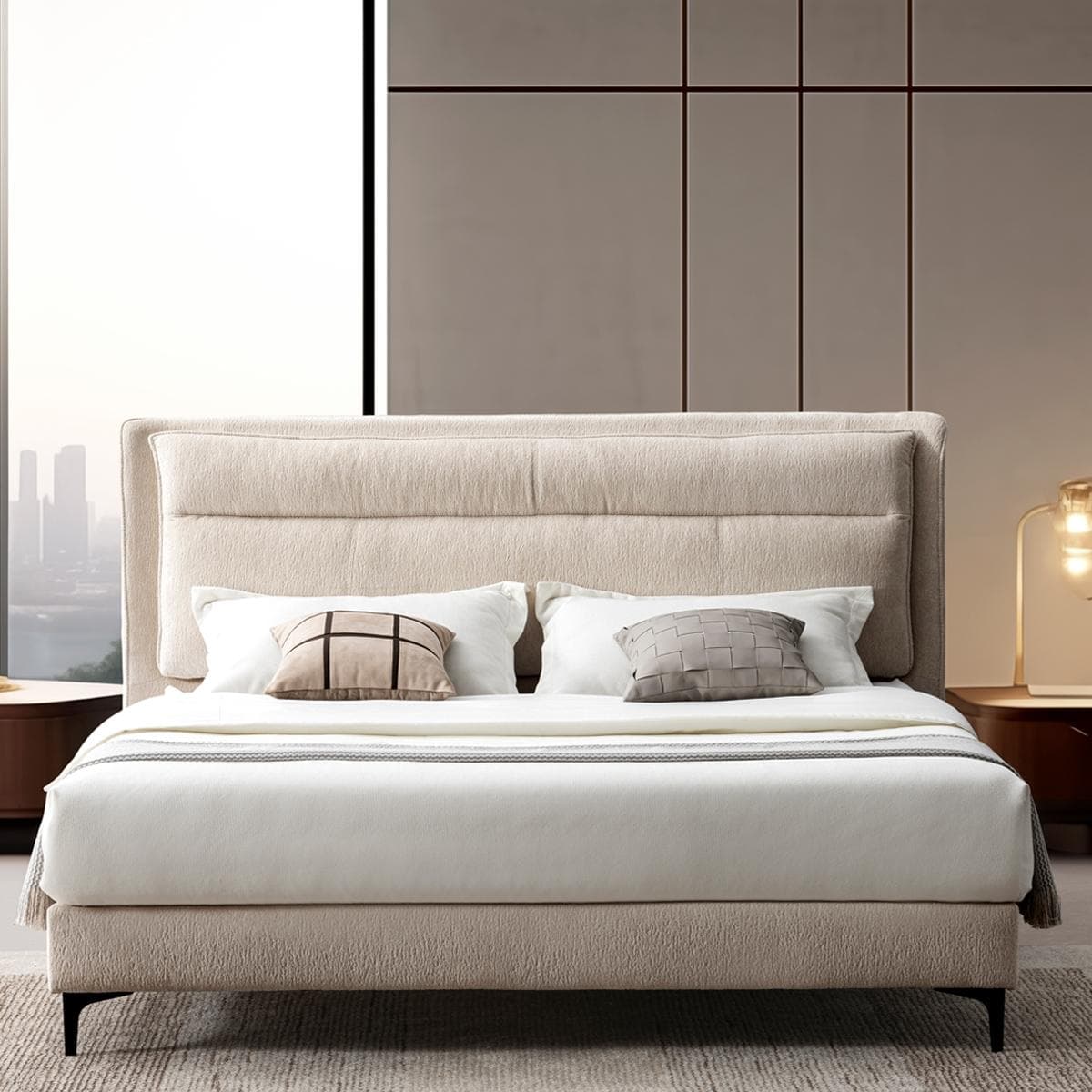 Darren 150x200 Bed Beige