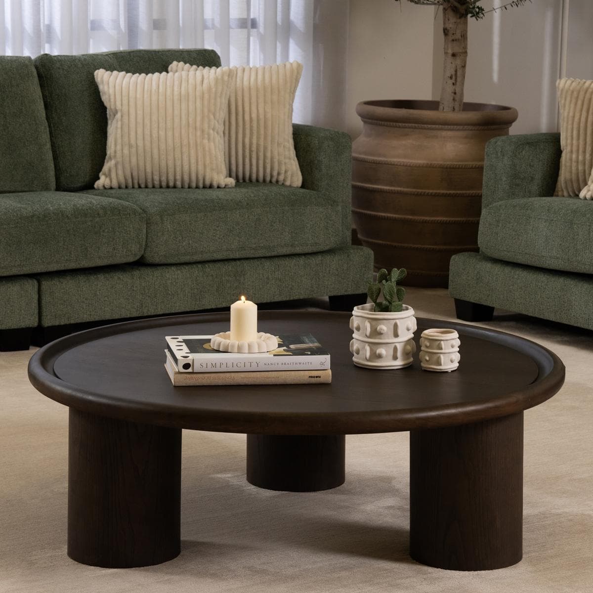Maya Coffee Table Dark Brown