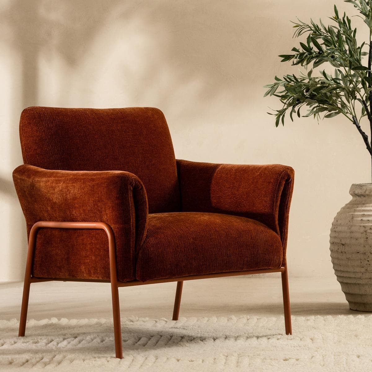 Louis Armchair Orange