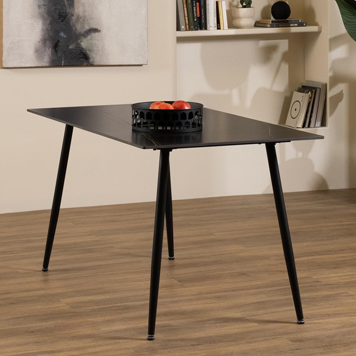 Rosy 4 Seater Dining Table Black