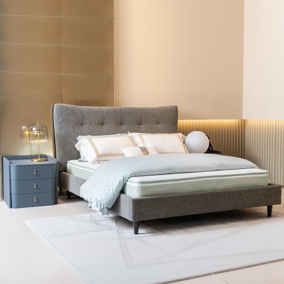 Connor 180x200 Bed Light Brown