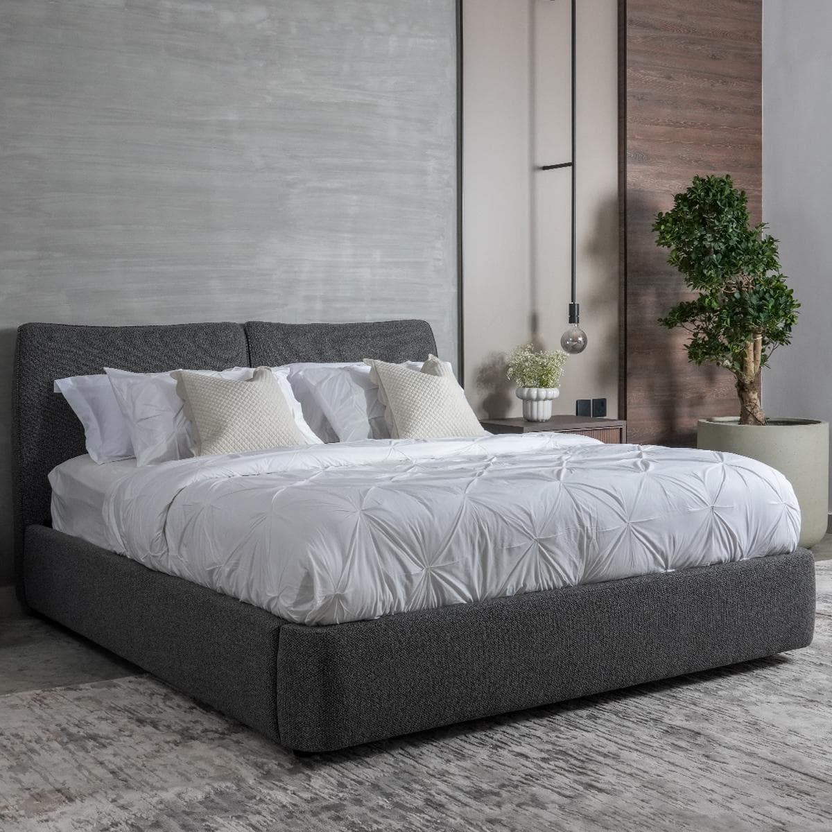 Debbie 160x200 Bed Grey