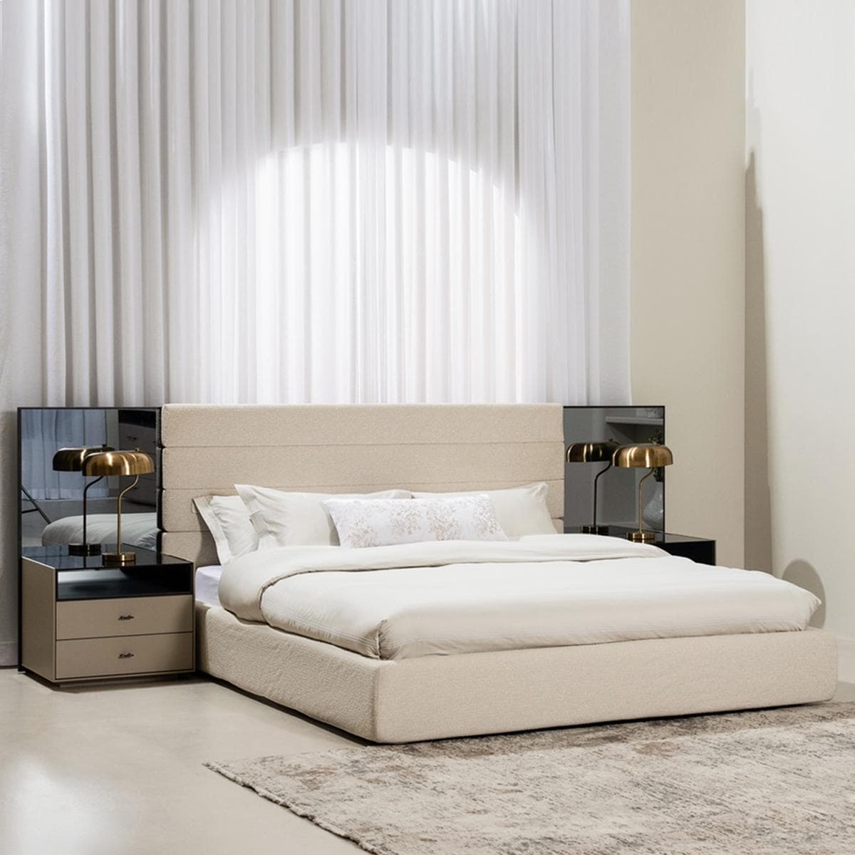 سرير أواسيز 180×200 بيج