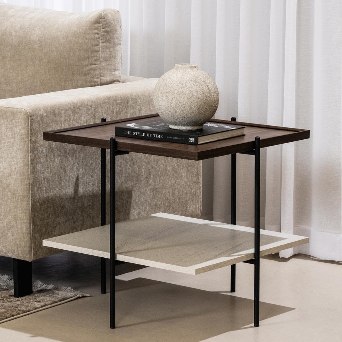 Glen End Table Walnut