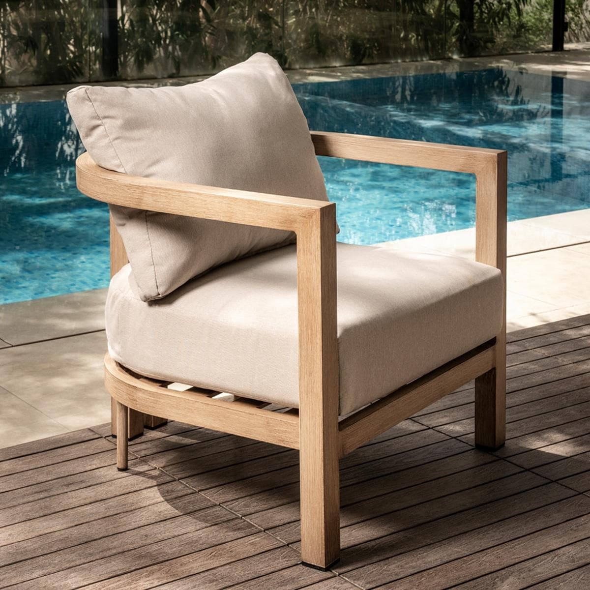 Nour Garden Single Sofa Beige