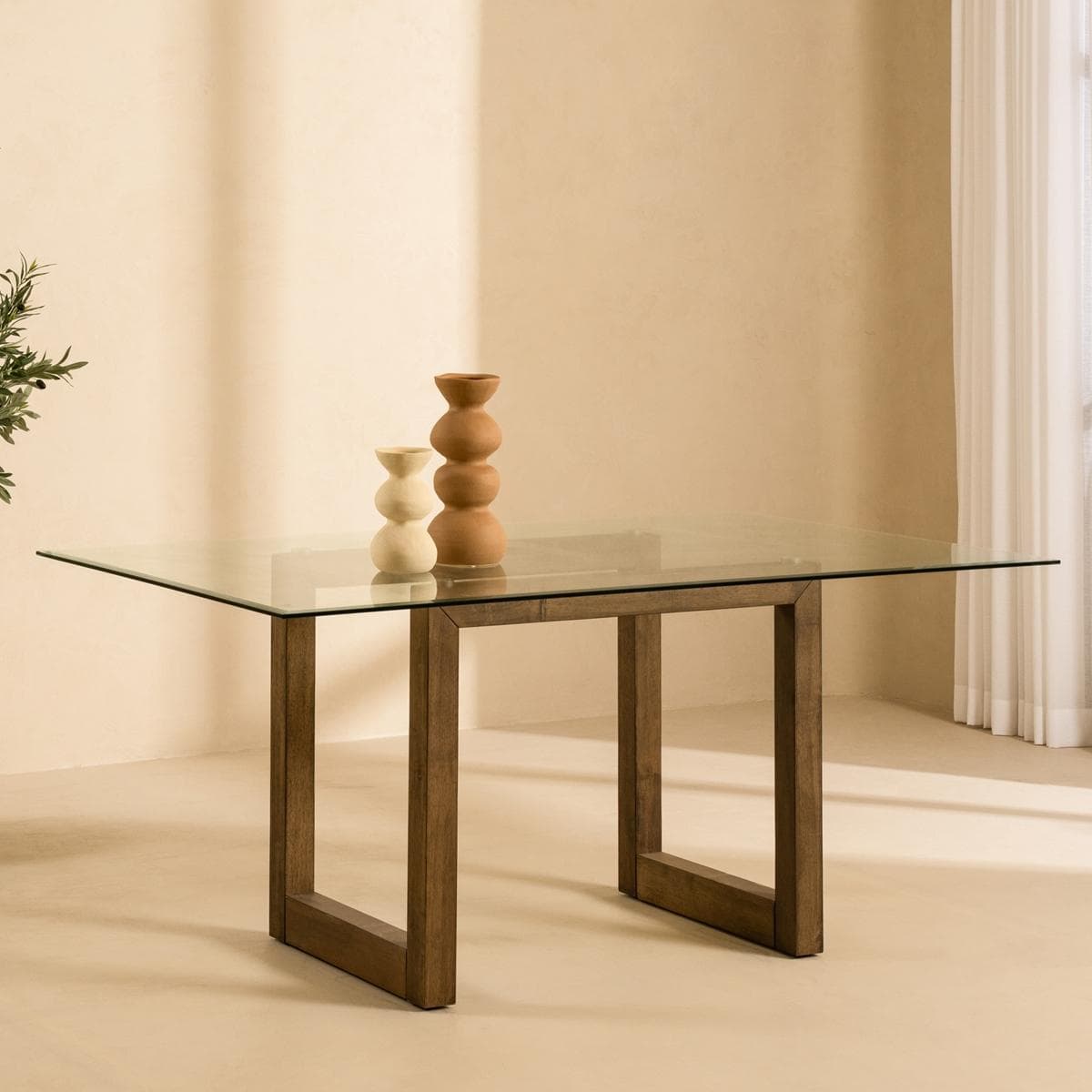Tucson 6 Seater Dining Table Glass