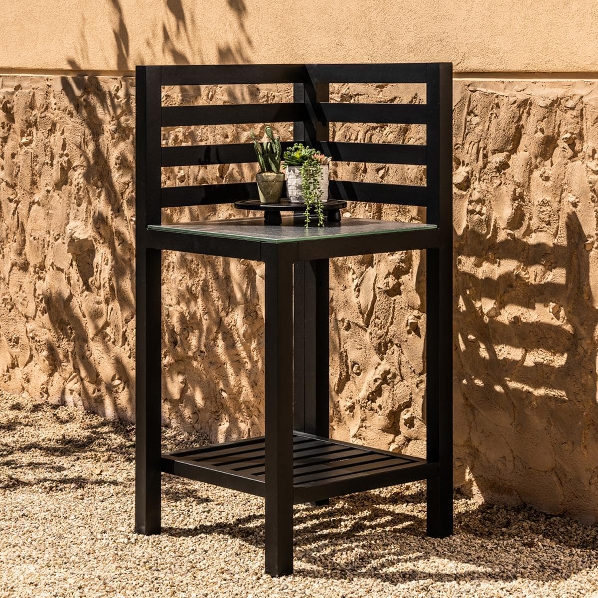 Kinda Garden Kitchen Corner Table Black