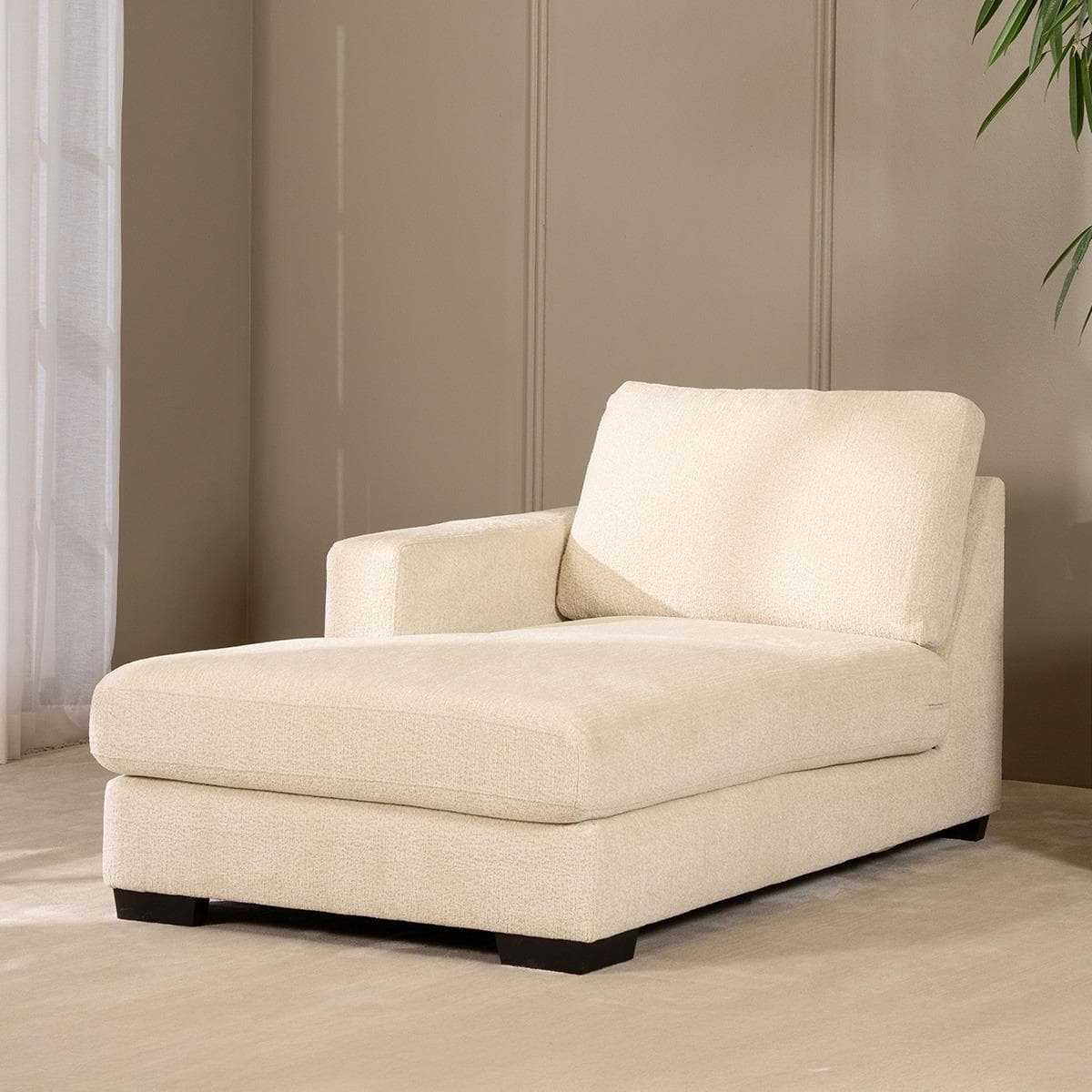 Montana Left Chaise Lounge Beige