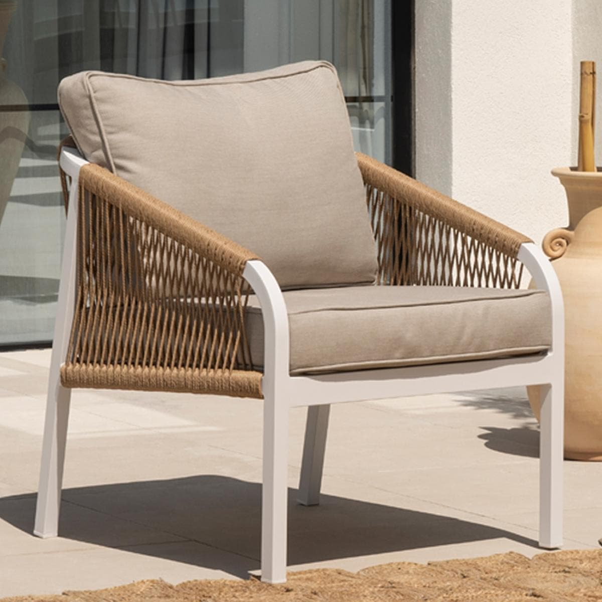 Milo Garden Single Sofa Beige