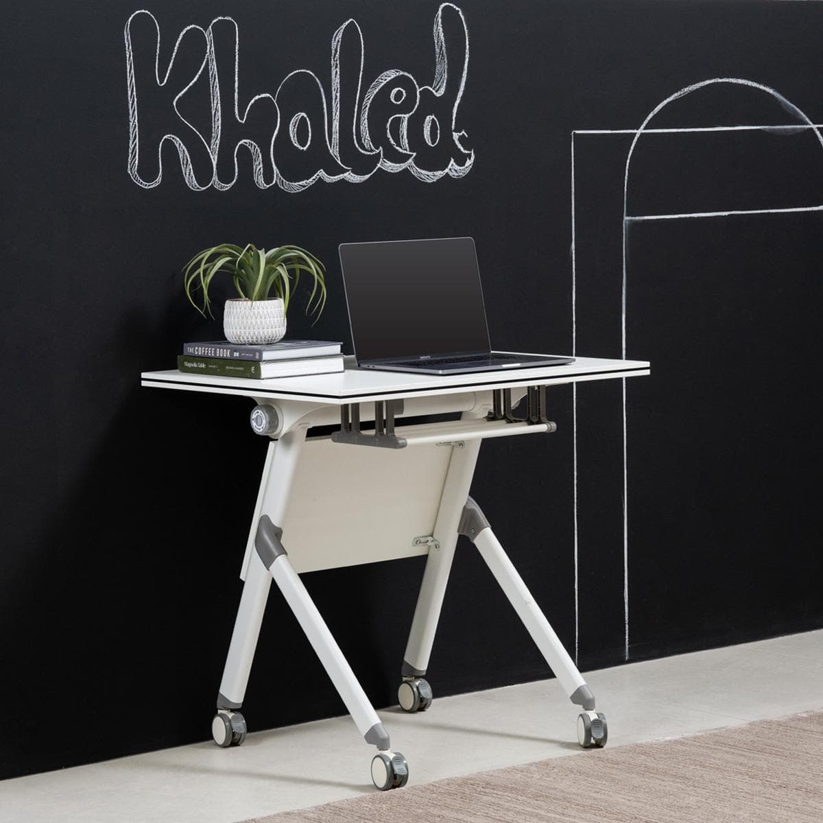 مكتب دراسة للأطفال قابلة للطي سكاي أبيض