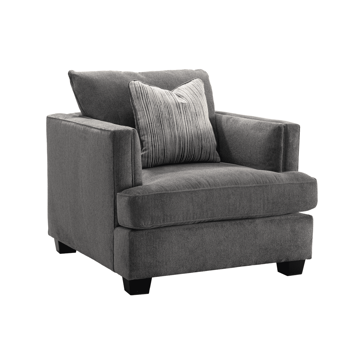 Diva 1 Seater Sofa Dark Grey