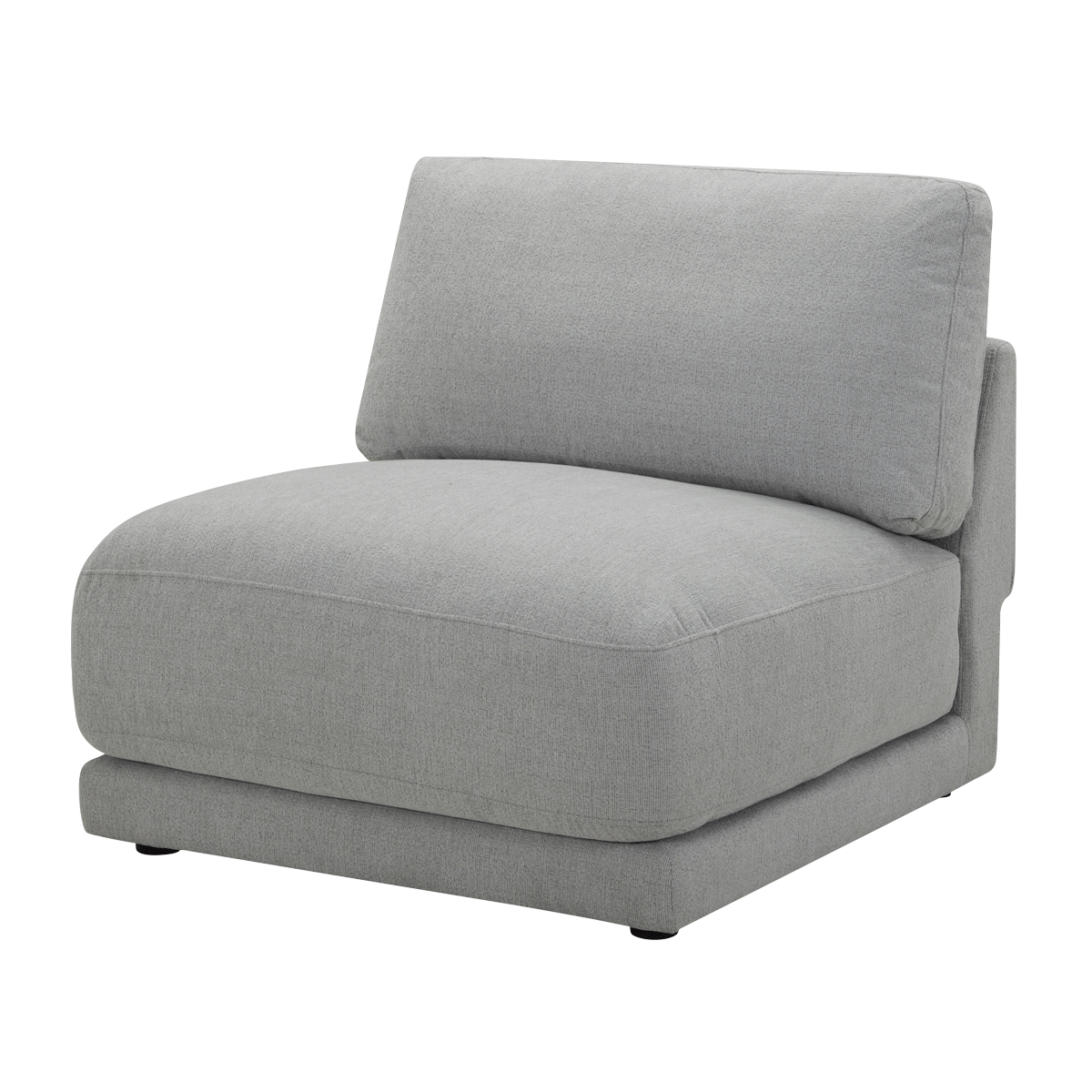 Estivo 1.5 Seater Armless Sofa Grey