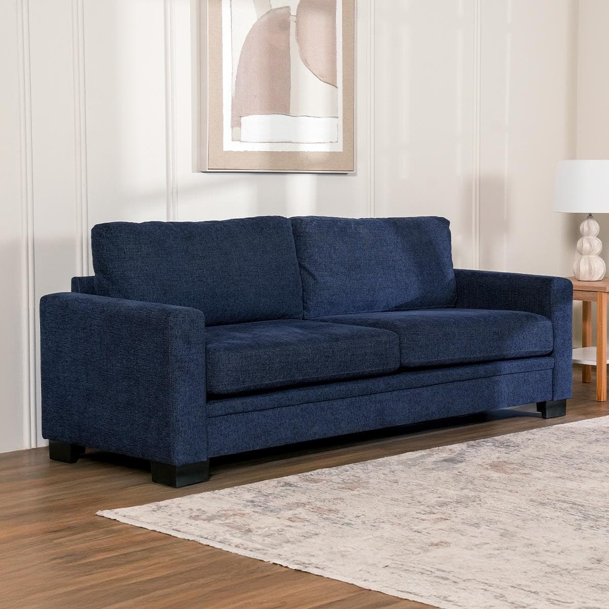 Alfred 3 Seater Sofa Blue