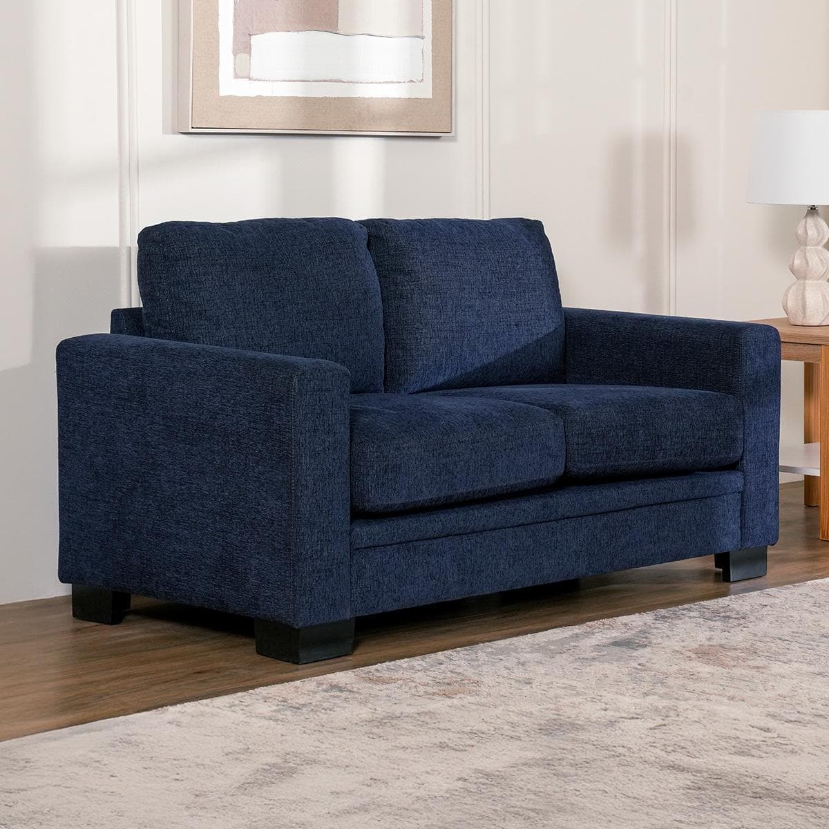 Alfred 2 Seater Sofa Blue