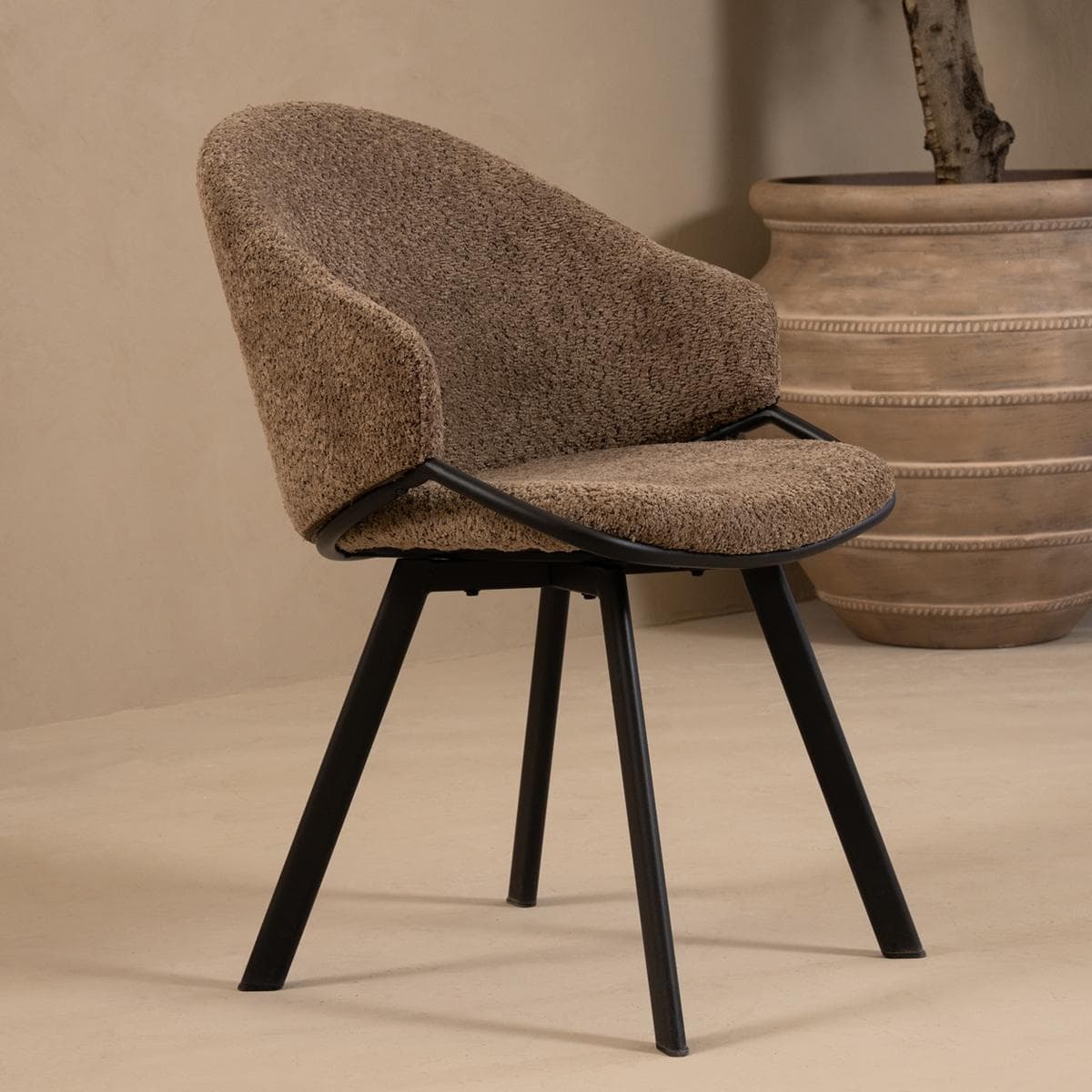 Cora Dining Chair Brown