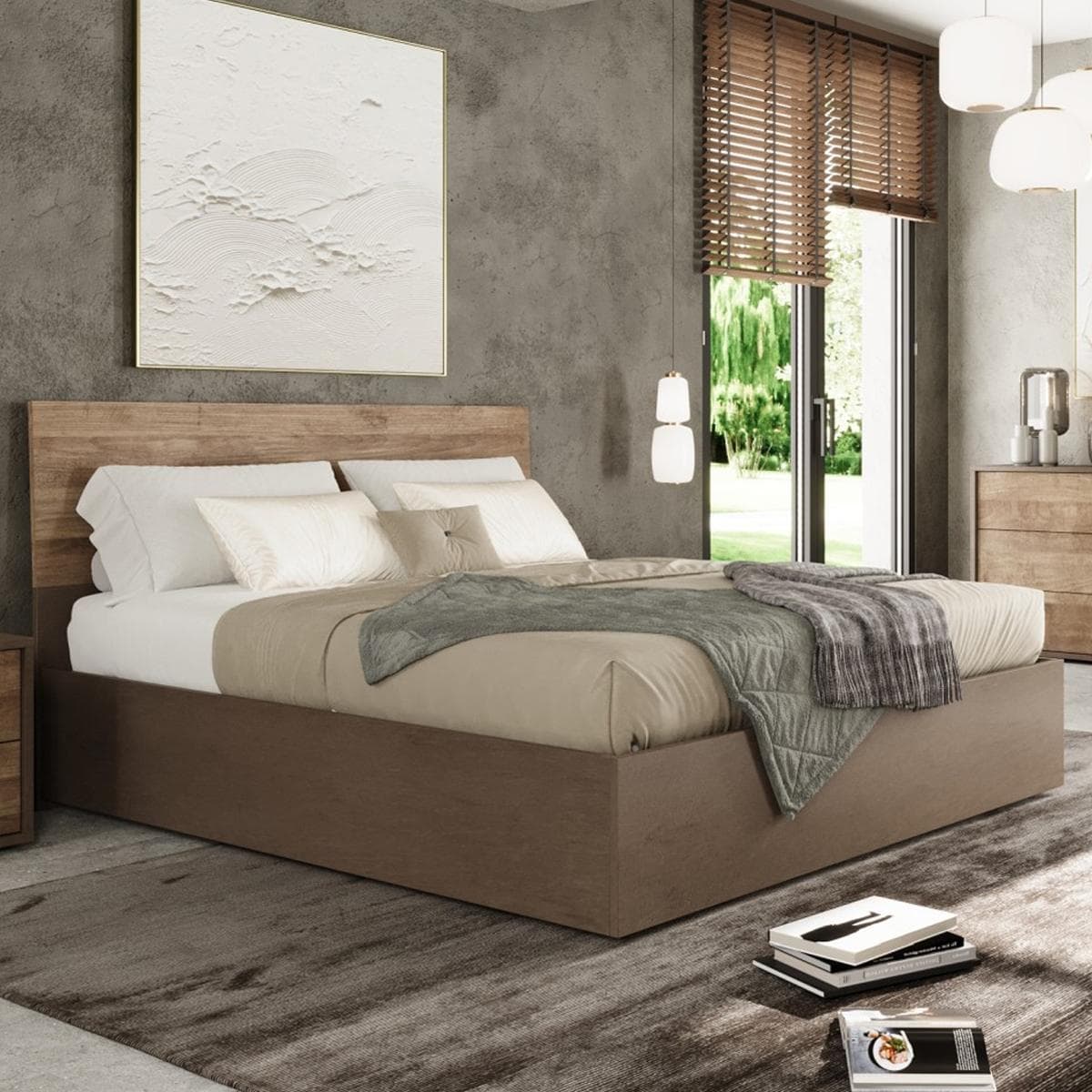 سرير بيروت 180×200 برونزي/ميركيور