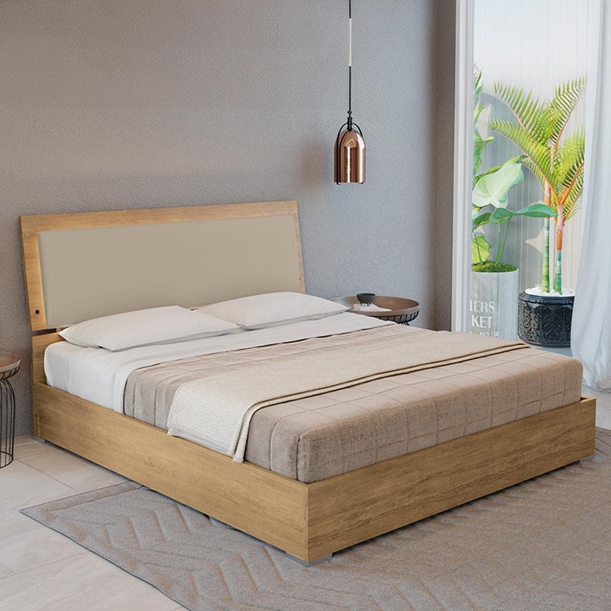 Victoria 180X200 Bed Dark Oak