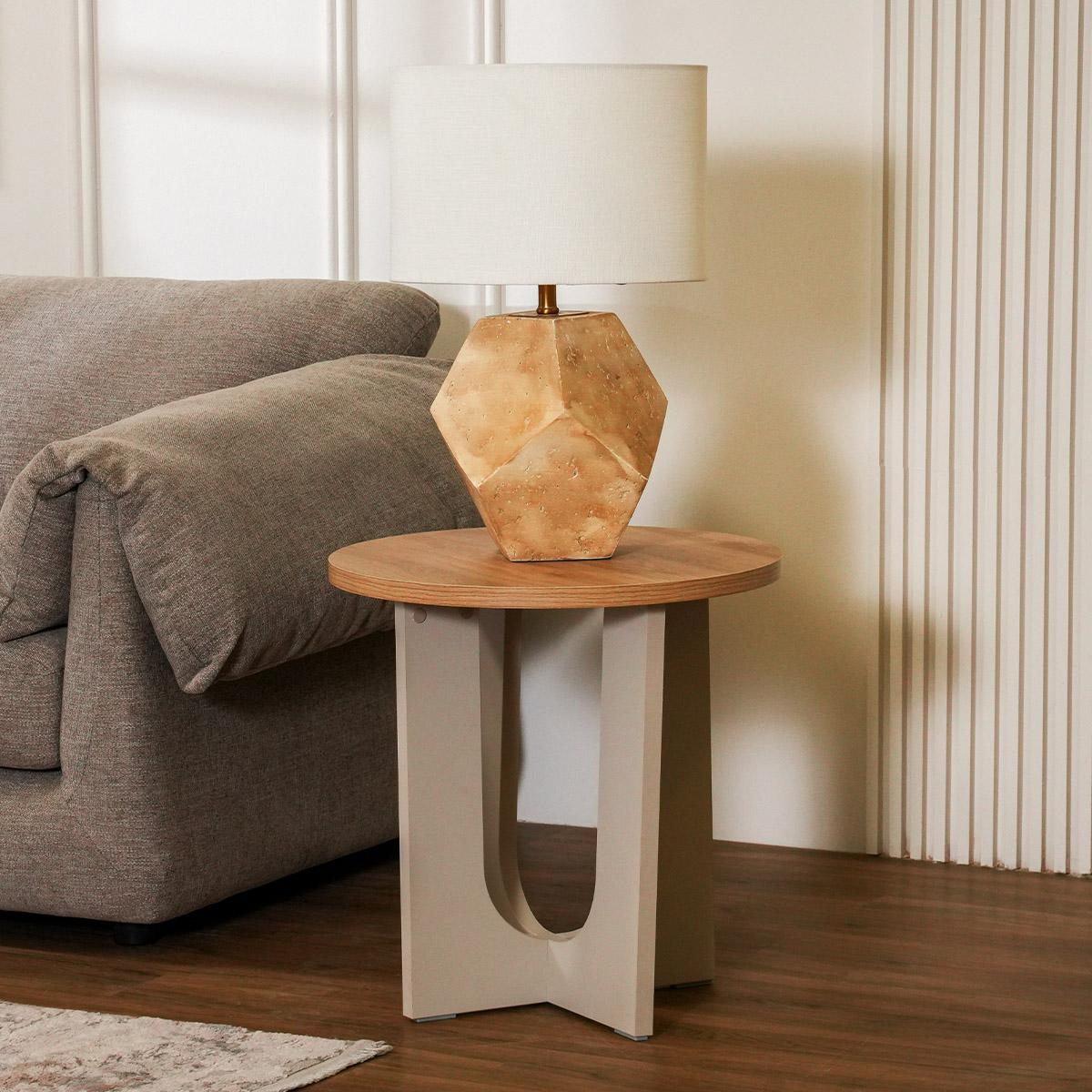 Rena End Table Oak