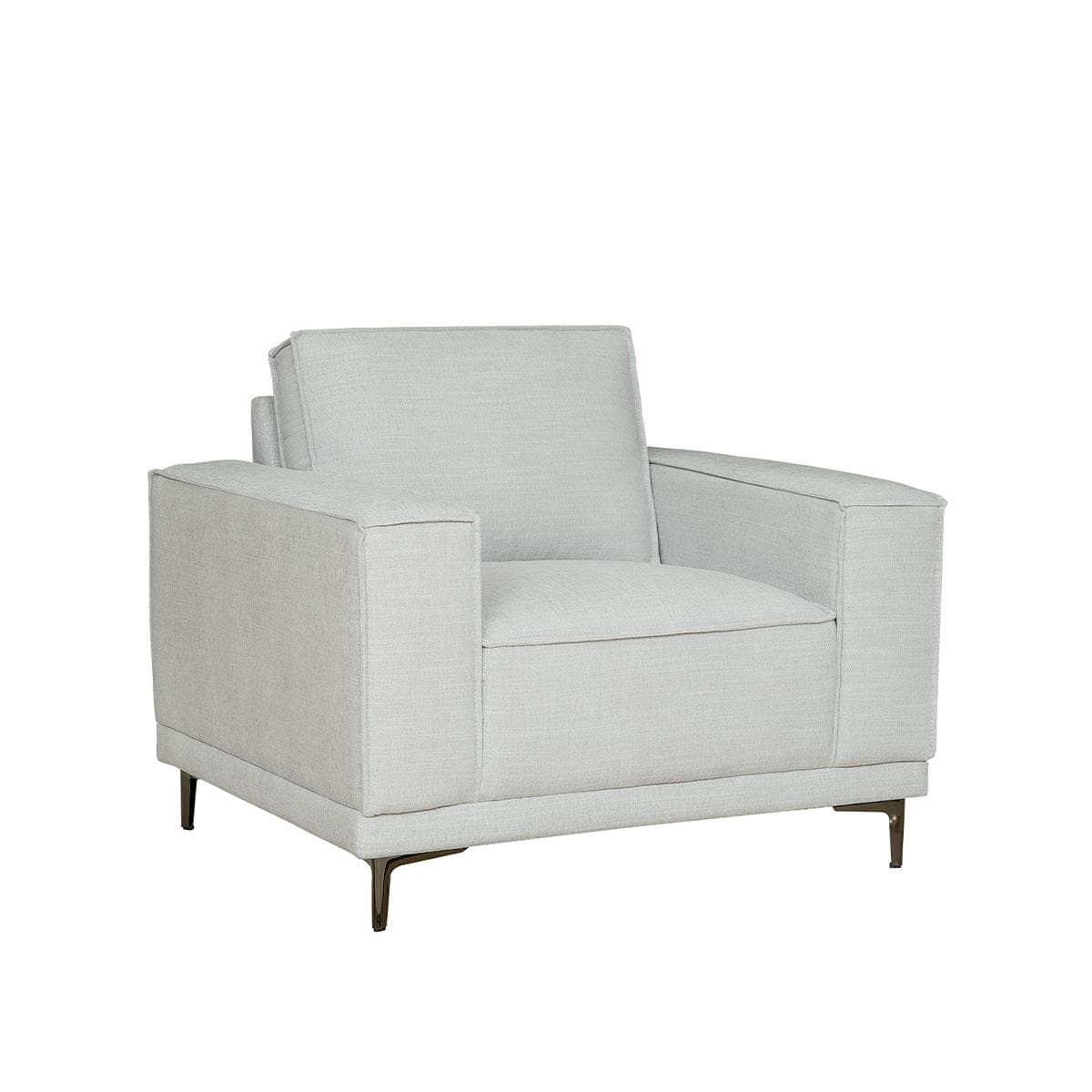 صوفا ديريك بمقعد واحد رمادية فاتحة